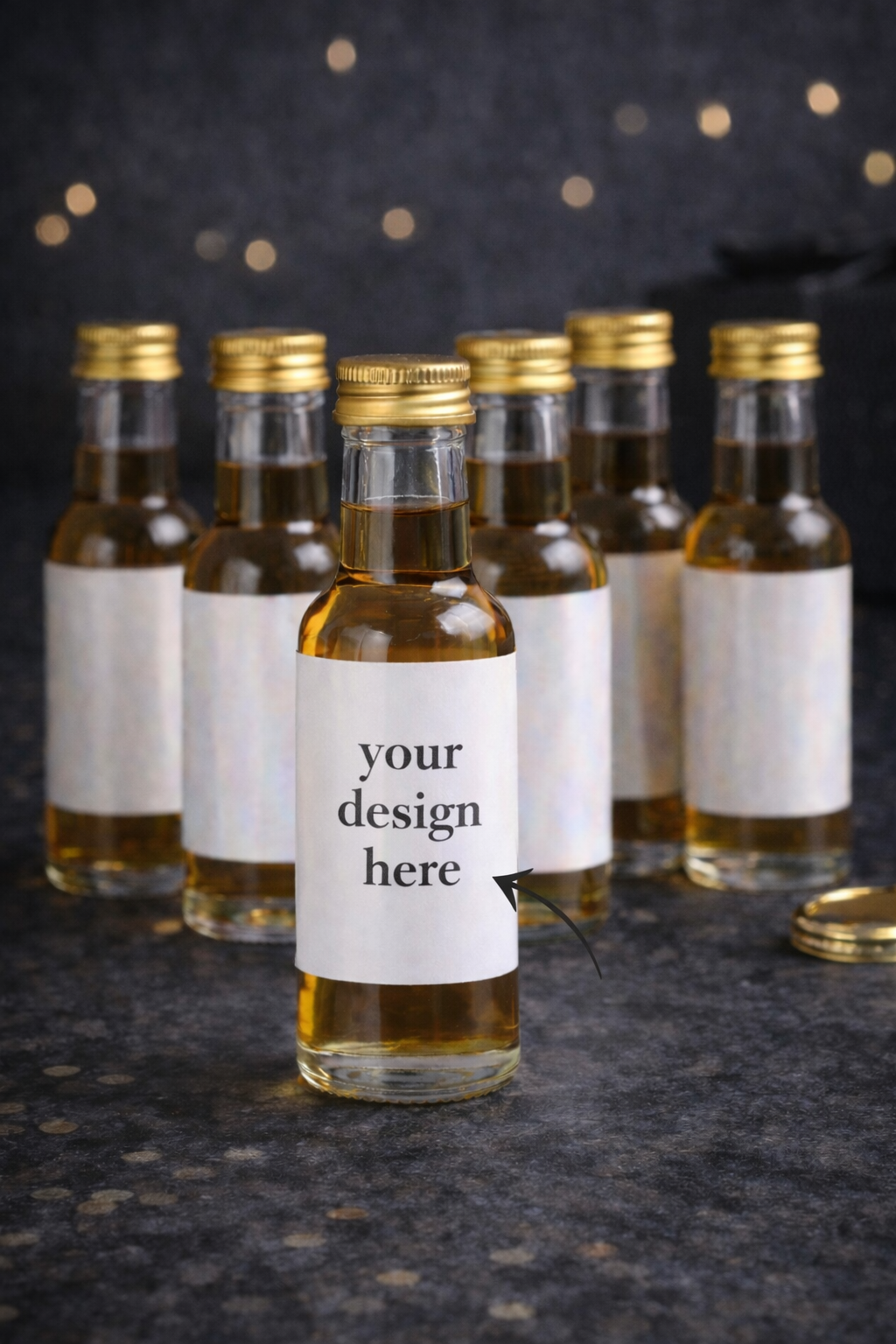 50ml Personalised Plastic Bottle with Sticker