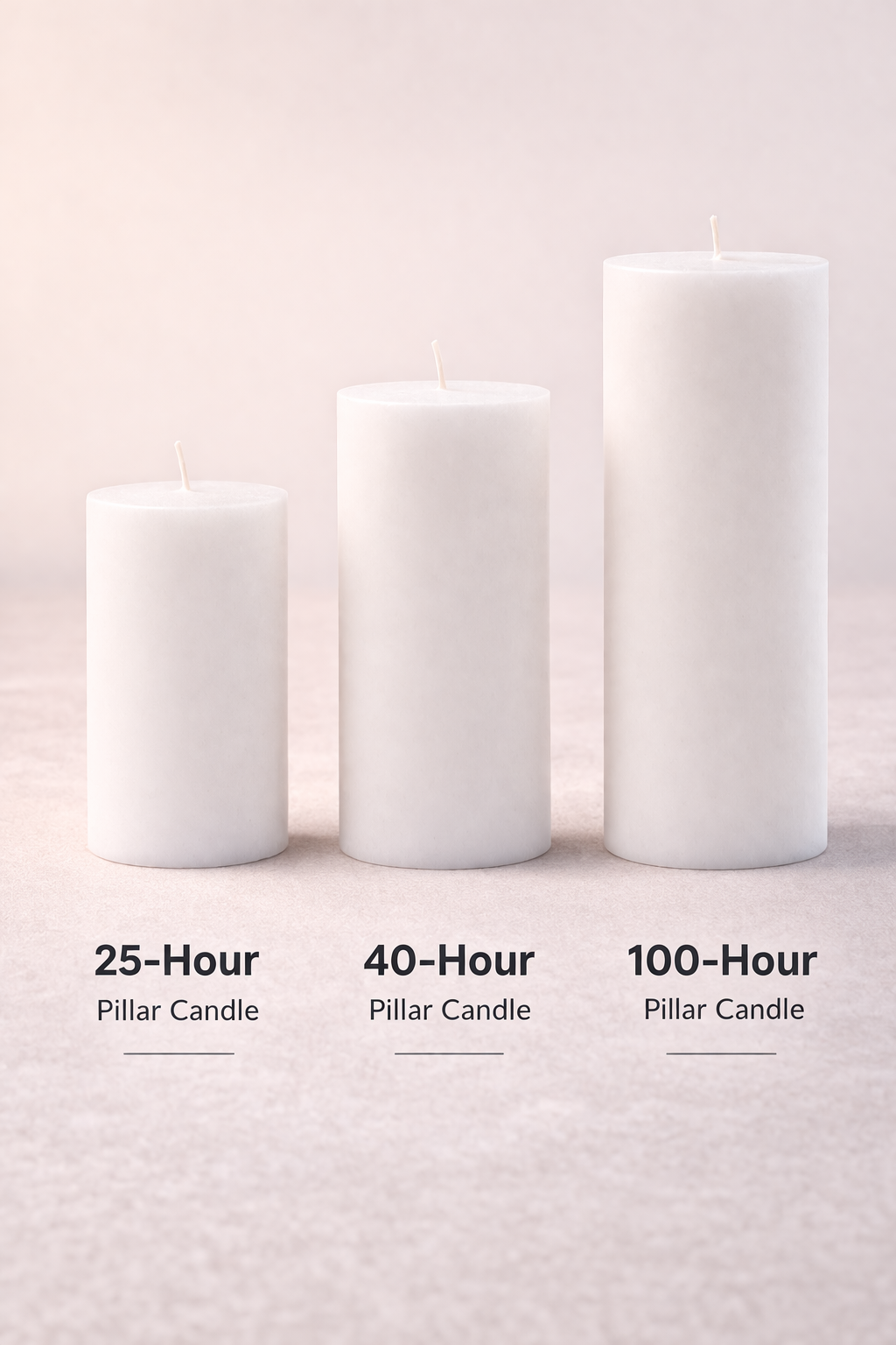 Personalised Christening Pillar Candle - Boy