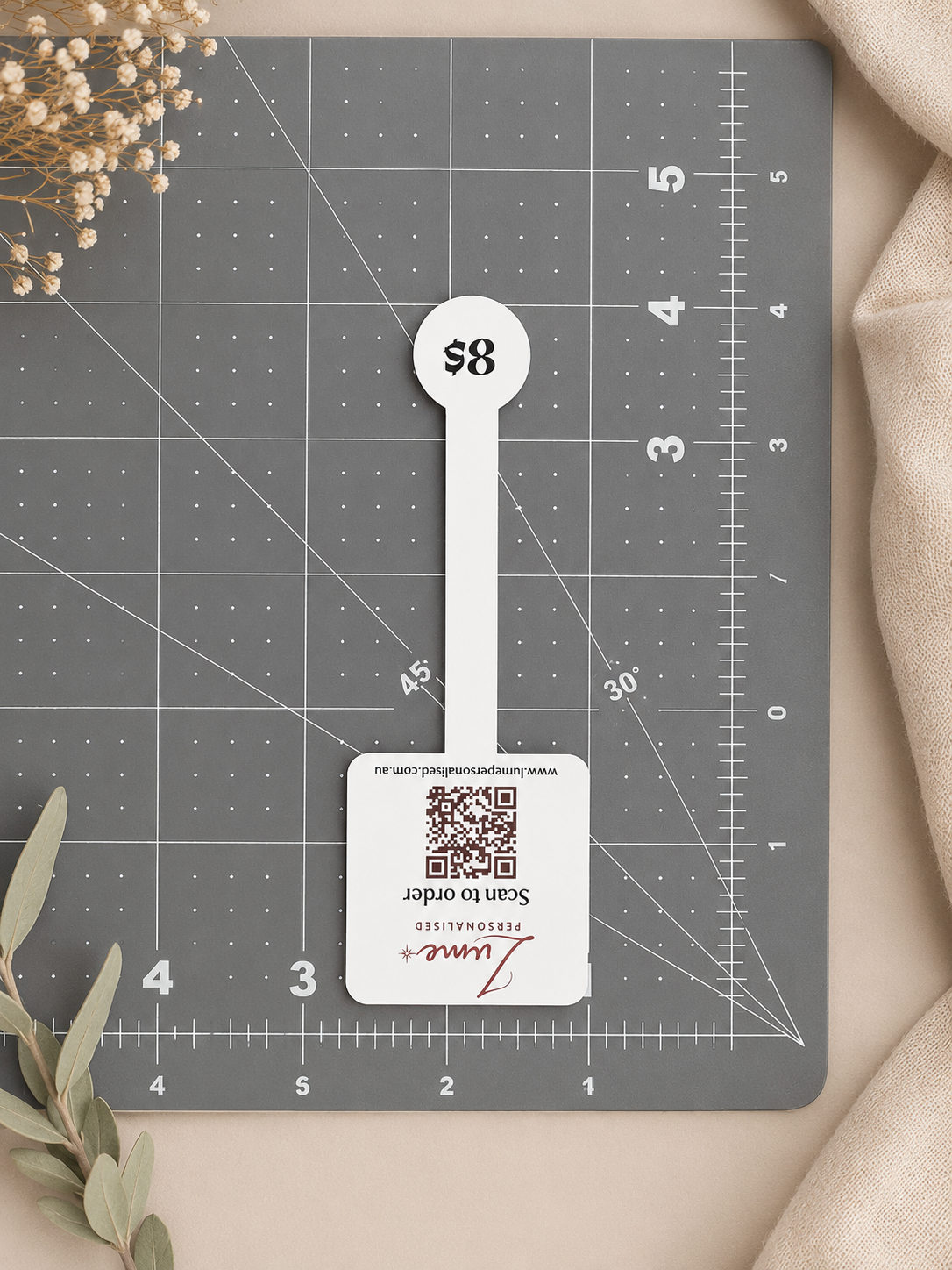 Custom Keychain Display - 50 Tags