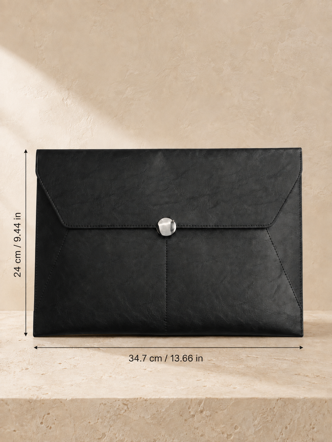 Personalised Faux Leather Document Sleeve (A4)