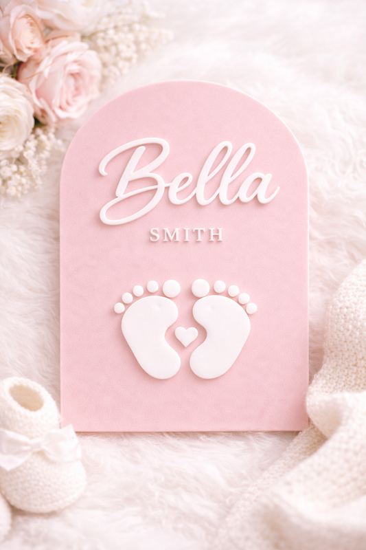 Premium Personalised Acrylic Name Plaque