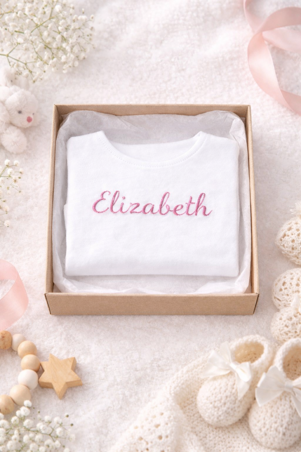 Personalised Bonds Long-Sleeve Baby Bodysuit