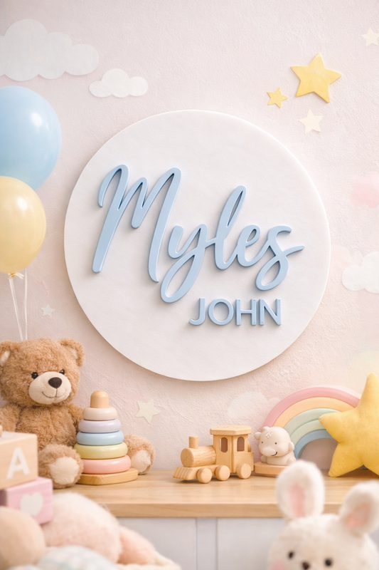 Personalised Acrylic Name Plaque
