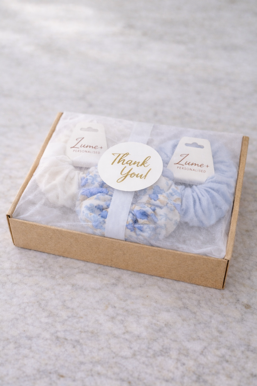 Luxe Trio Set – Medium Satin Scrunchies (Set of 3)
