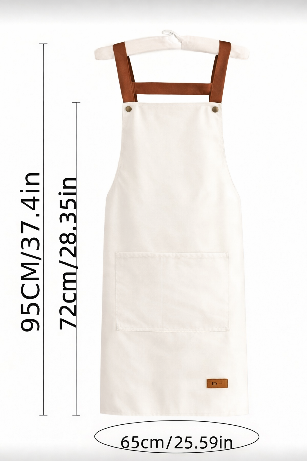 Custom Personalised Apron - White