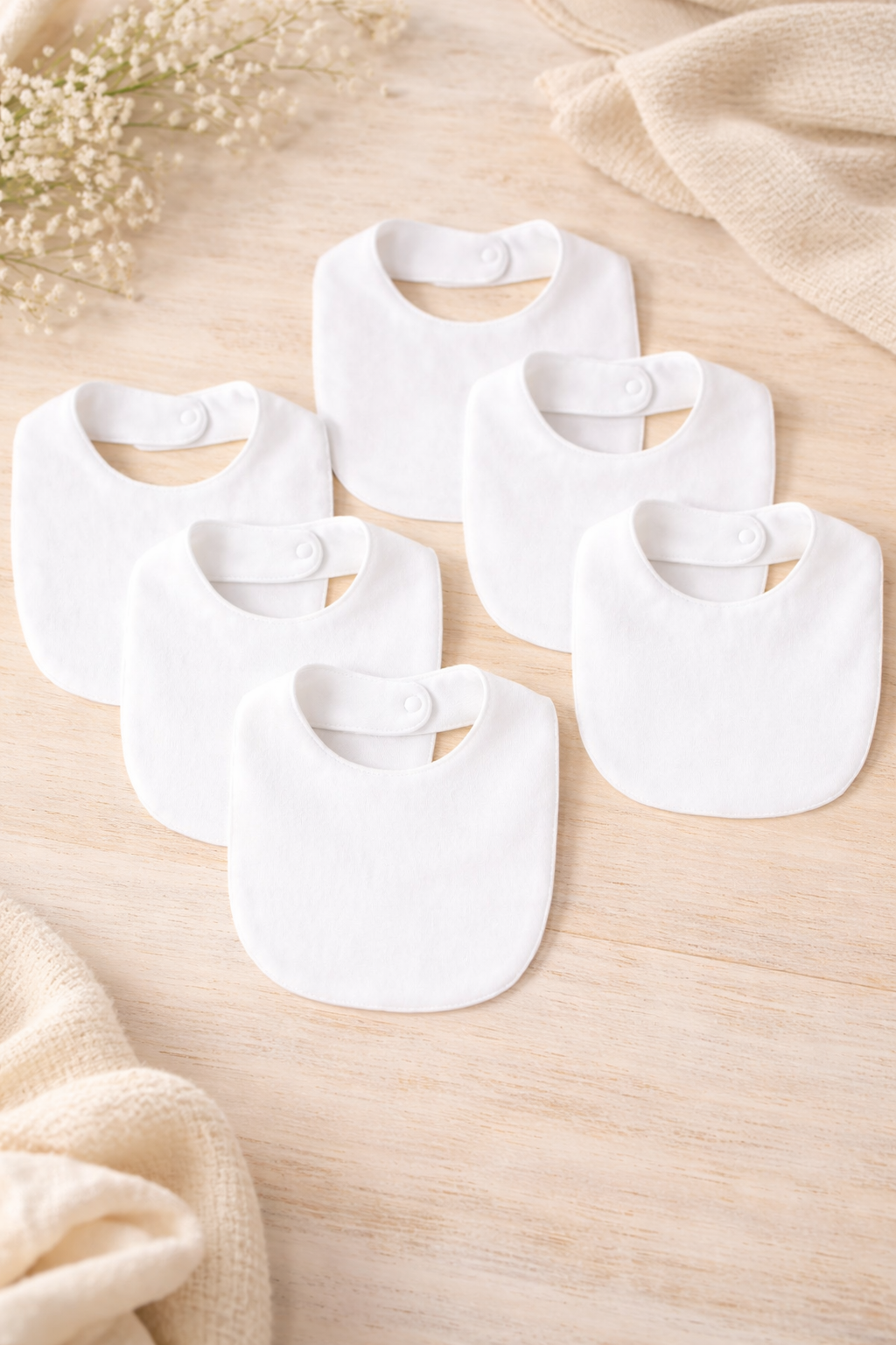 Personalised Embroidered Thick Baby Bib