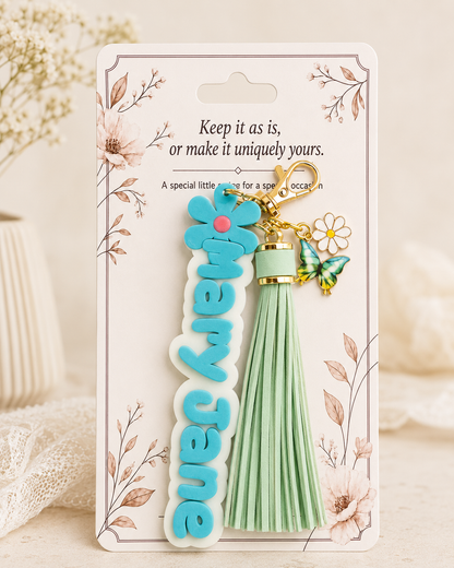 Personalised Name Keychain Set