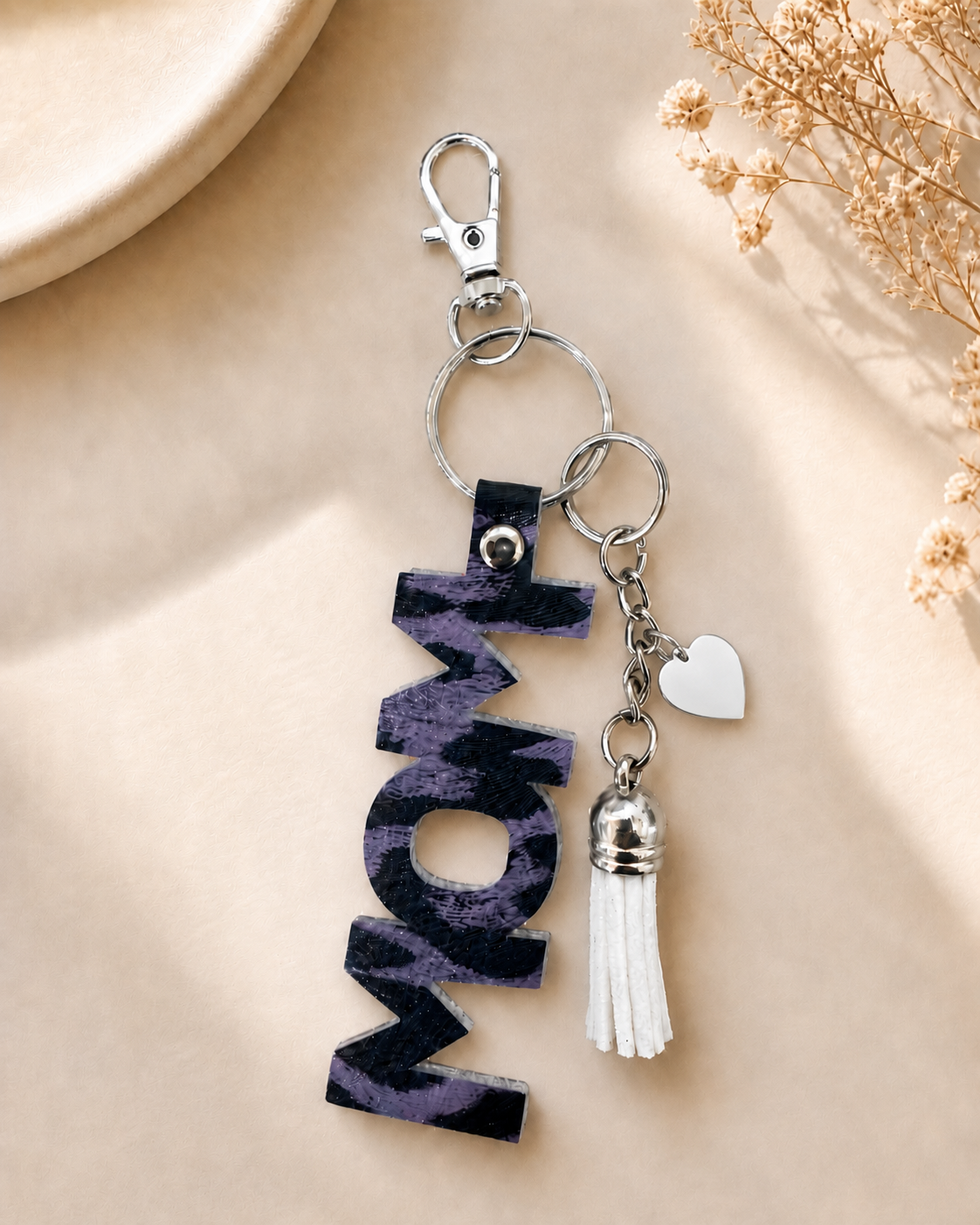 Personalised MOM Keychain