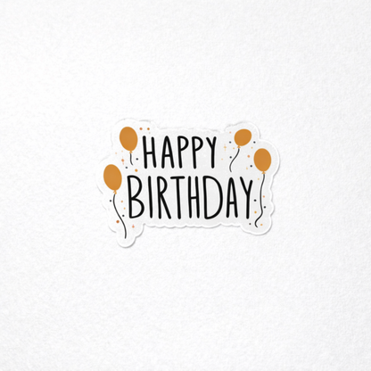 Happy Birthday Sticker