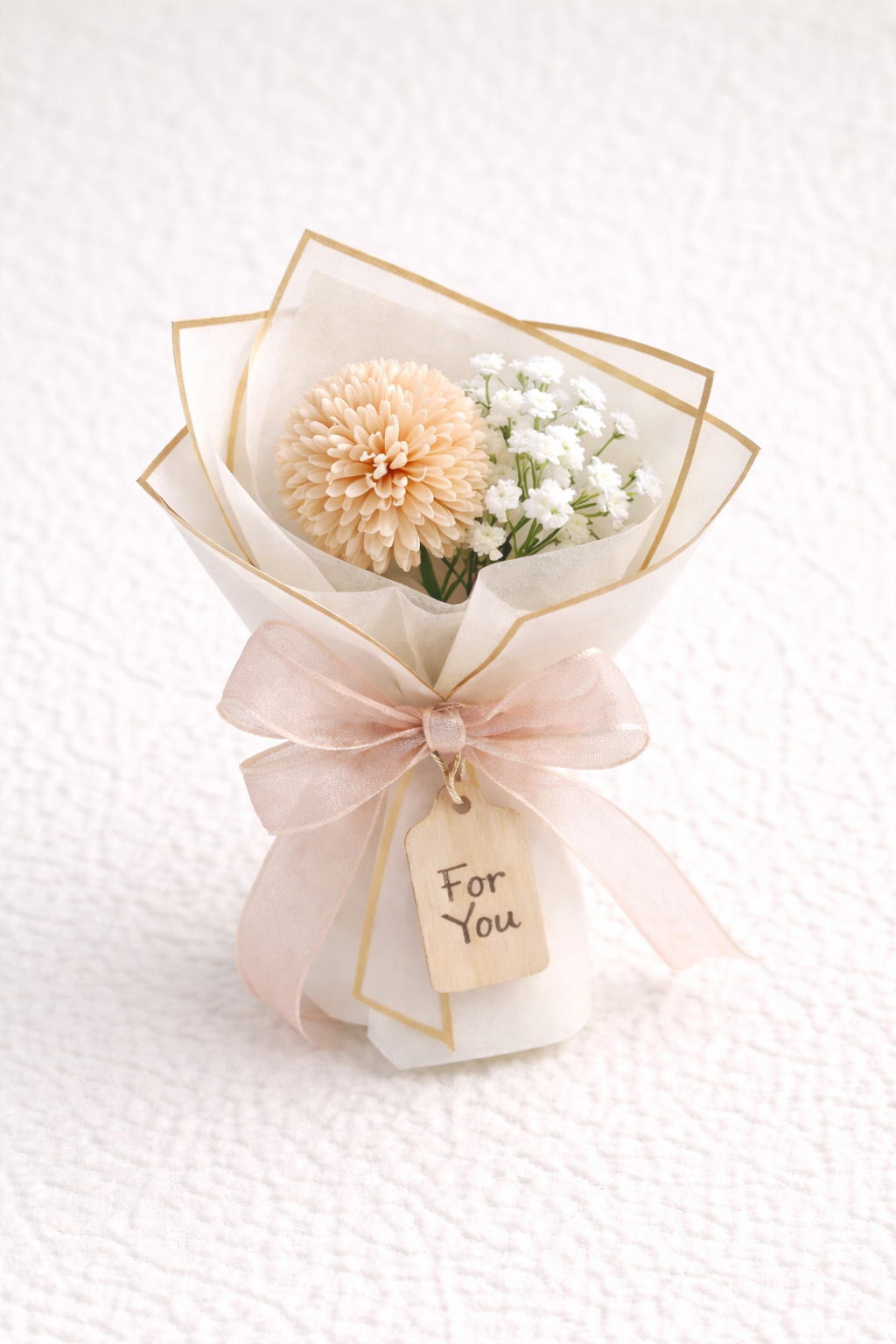 Personalised Candle & Artificial Flower Gift Box