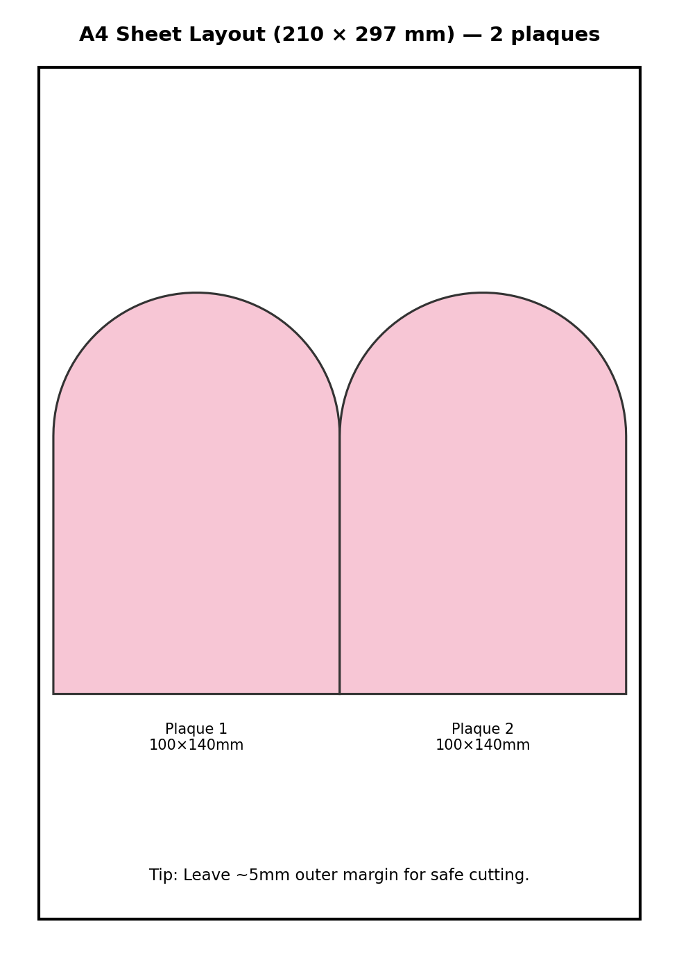 Premium Personalised Acrylic Name Plaque