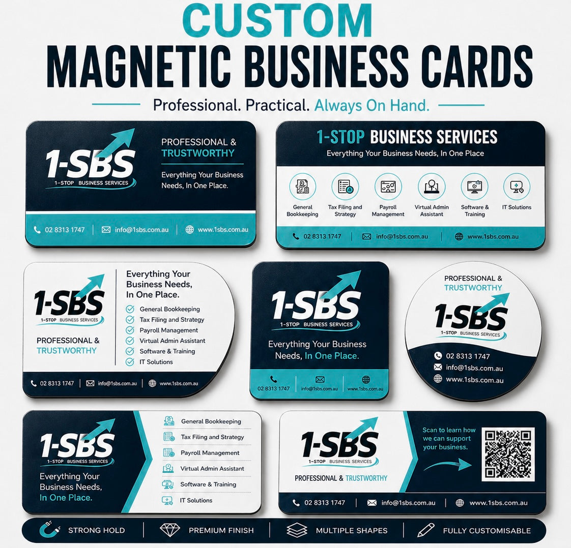 Custom Giveaway Magnets with Backing Paper