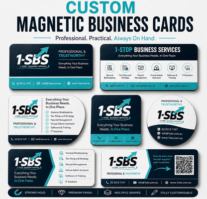 Custom Giveaway Magnets with Backing Paper
