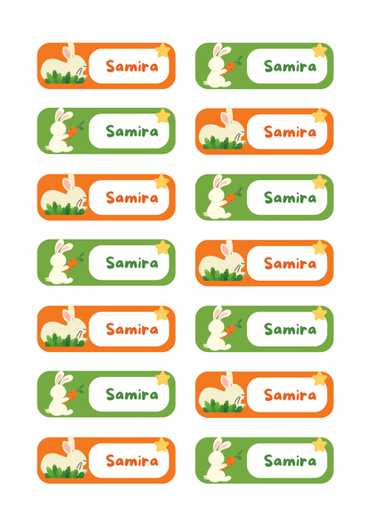 Bunny Theme Sticker - Waterproof A4 Value Sheet