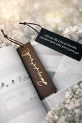 Personalised PU Leather Bookmark