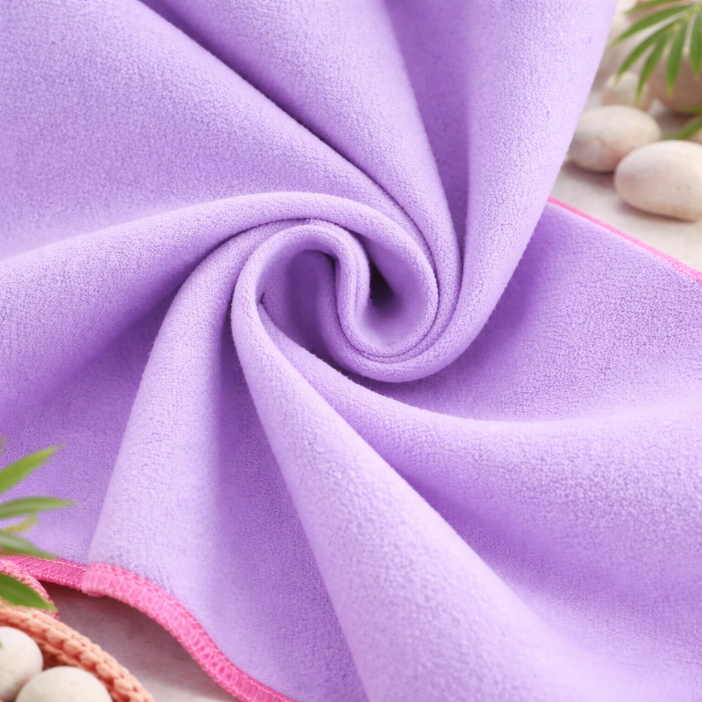 Personalised Microfiber Sports Towel - Purple