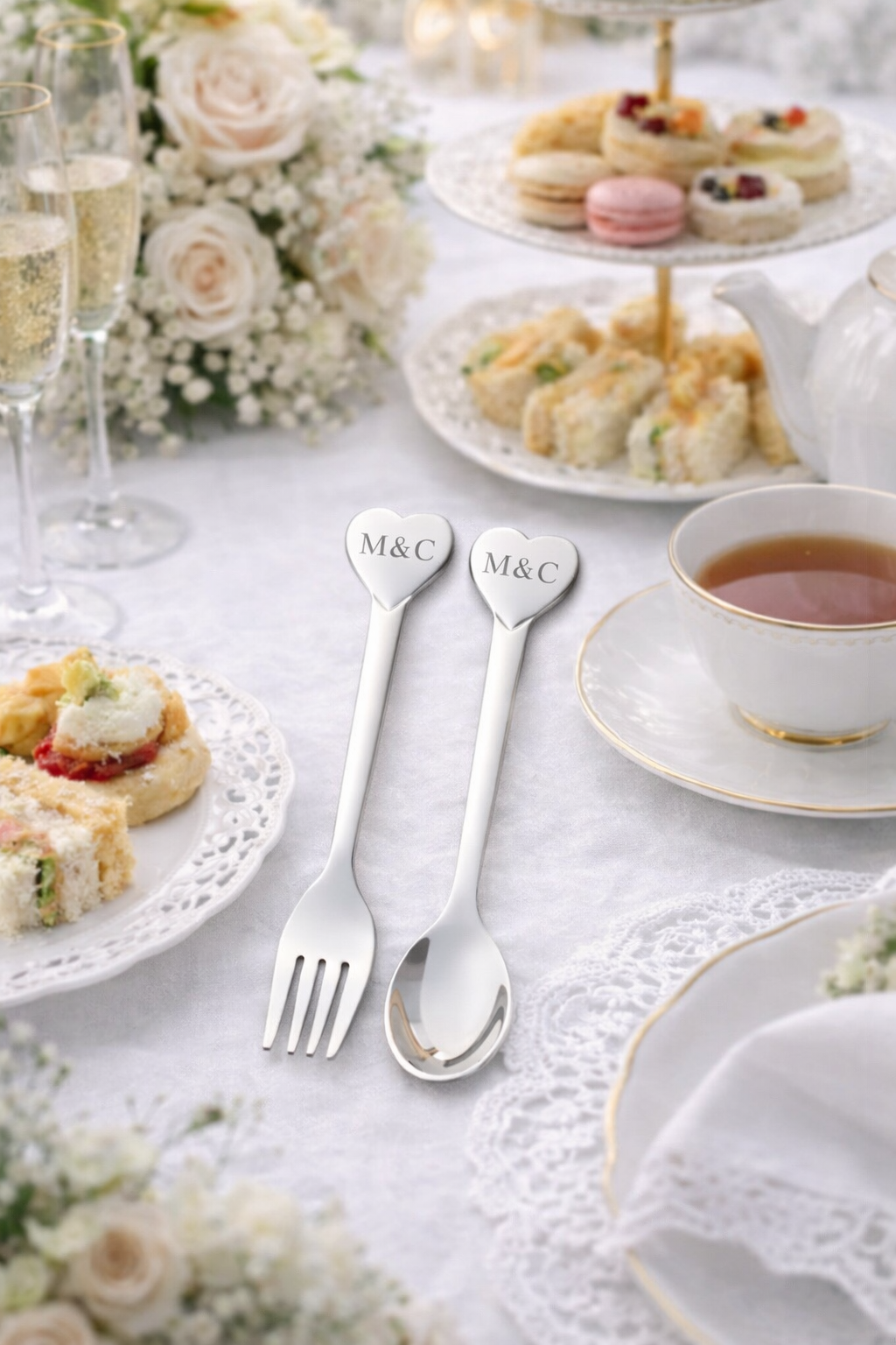 Personalised Spoon & Fork Set