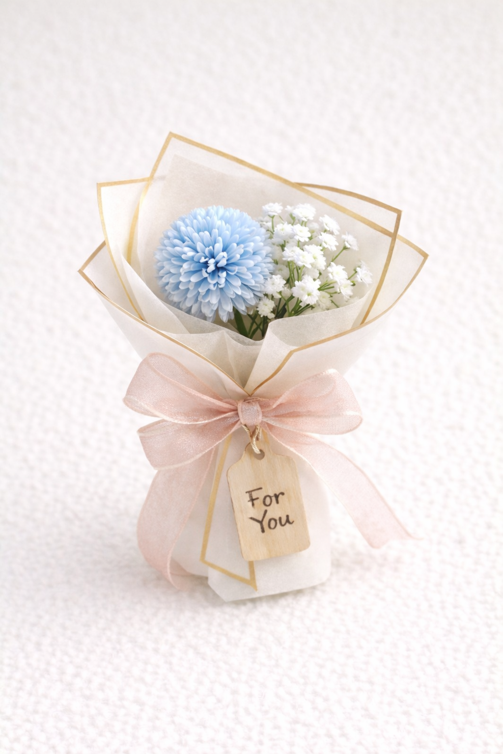 Personalised Candle & Artificial Flower Gift Box