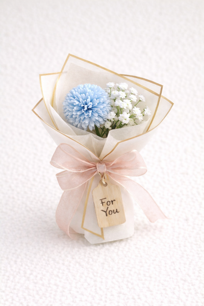 Personalised Candle & Artificial Flower Gift Box