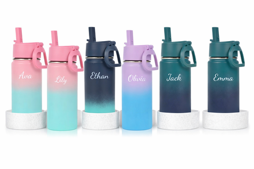 Bulk Personalised Insulated Kids Water Bottles - Starting from 10 pcs