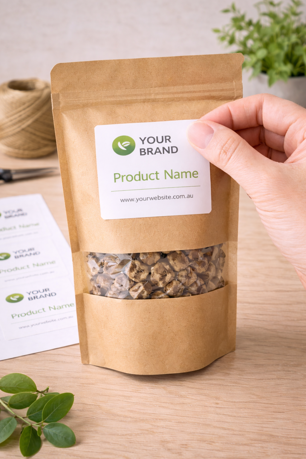 Square Custom Label Stickers - Starting from 50 stickers