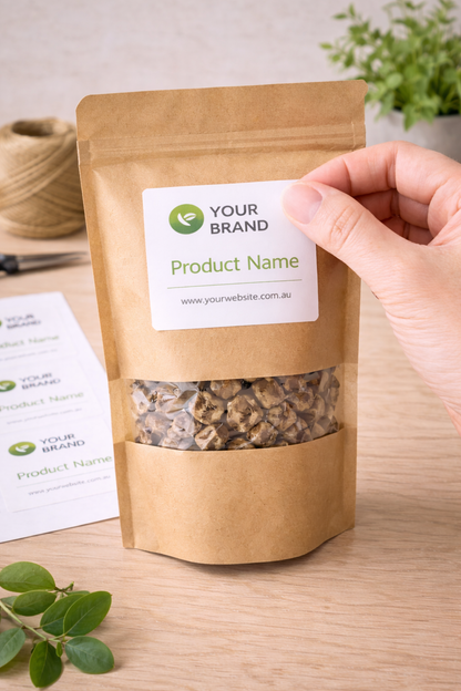 Square Custom Label Stickers - Starting from 50 stickers