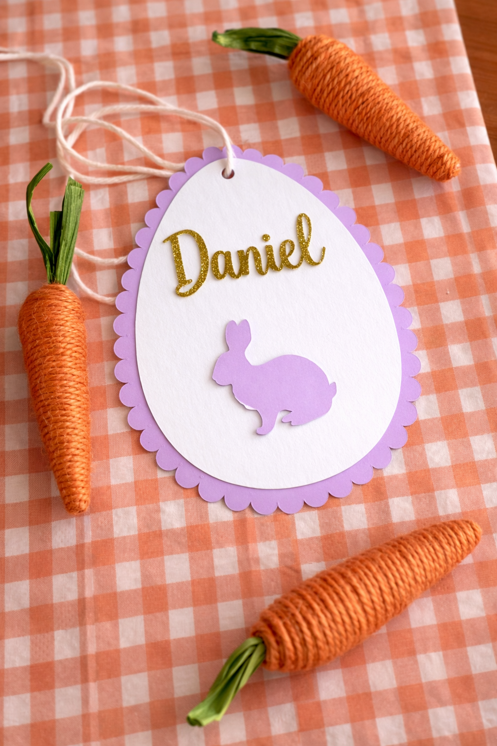 Personalised Easter Bunny Tag