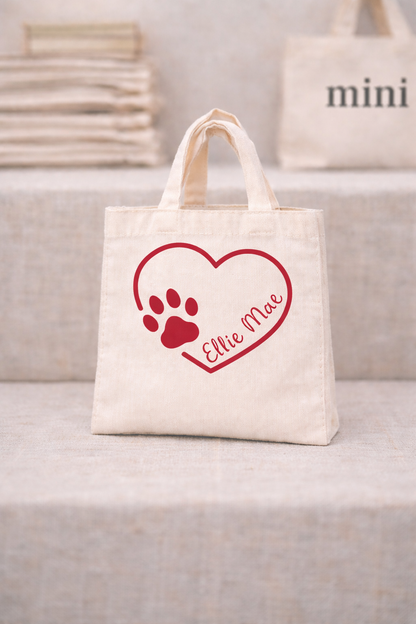 Personalised Kids VINYL Tote Bag