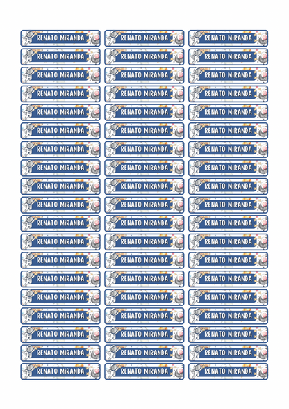 Space Theme Sticker - Waterproof A4 Value Sheet