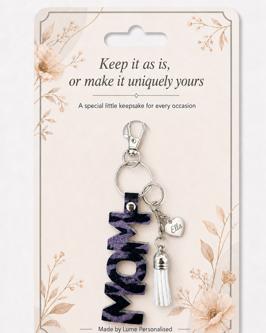 Personalised MOM Keychain