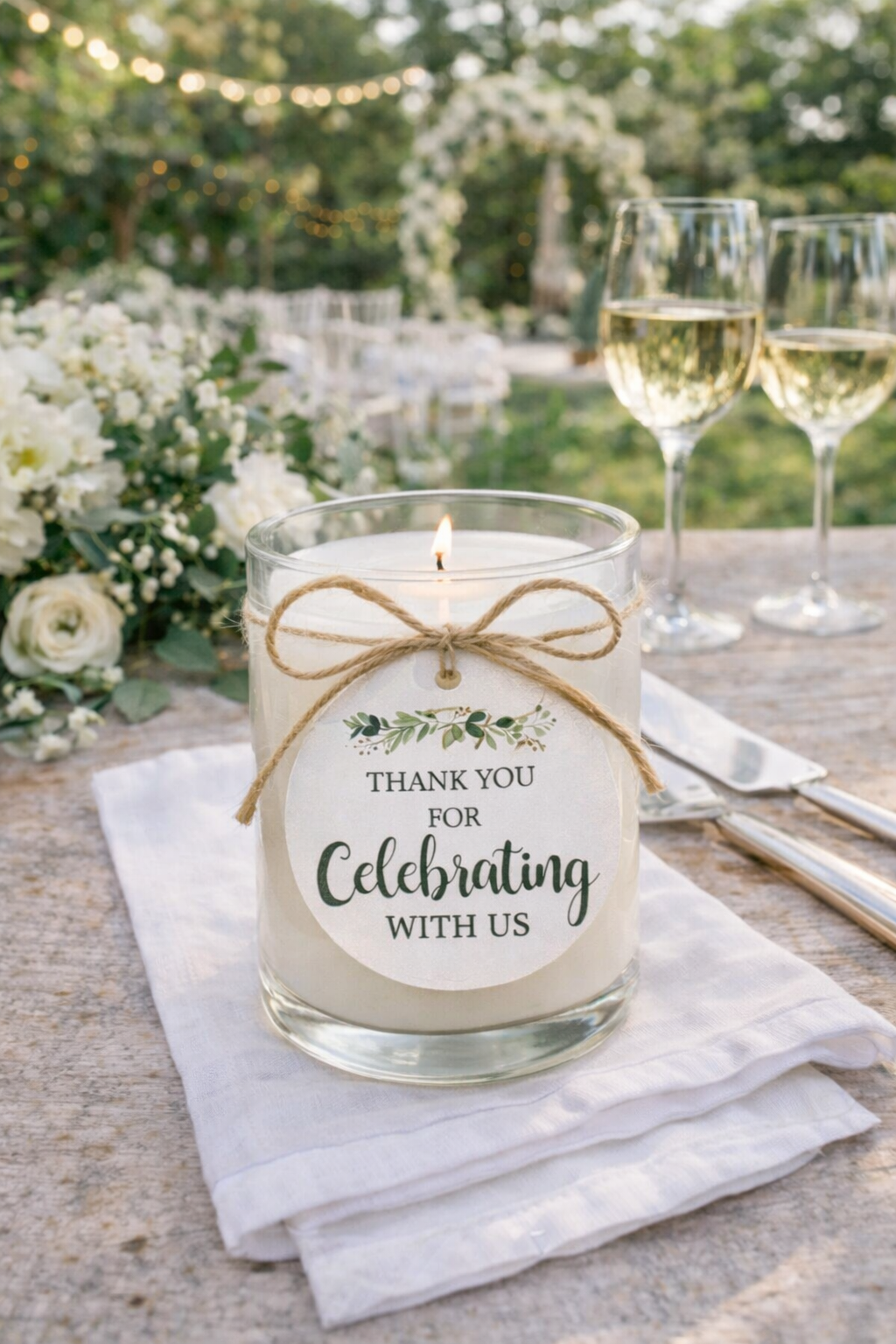 Botanical Celebration Favour Tags – Pack of 10
