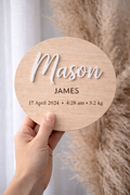 Classic Personalised Name Plaque – 15cm