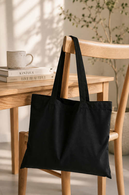 Large Landscape Canvas Shopper Tote Bag