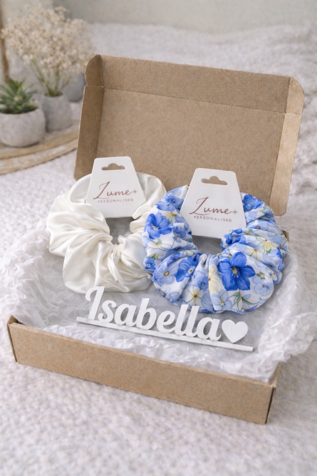 Luxe Duo + Personalised Name Stand Gift Set