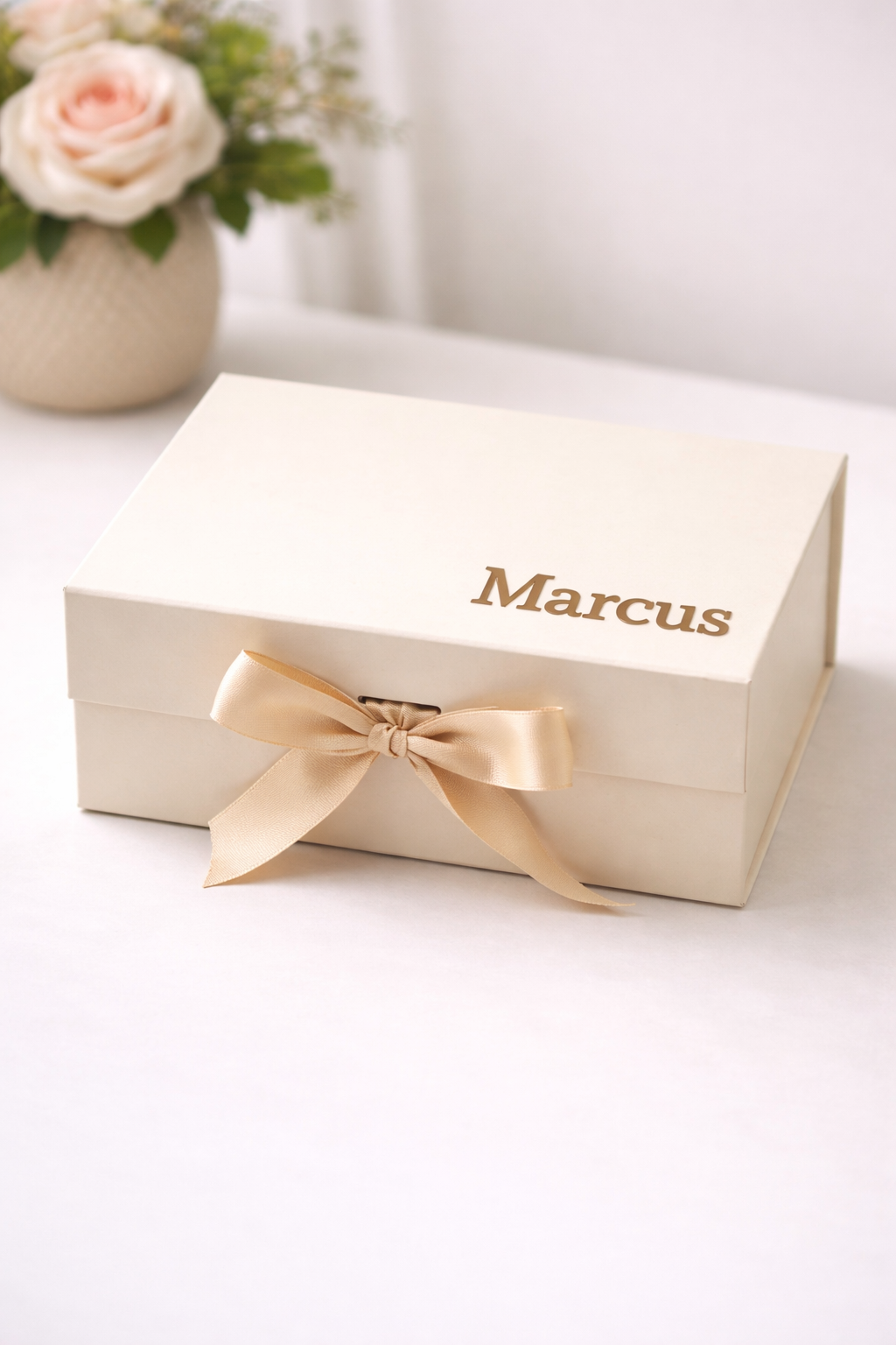 Personalised Medium-size Gift Box - Beige