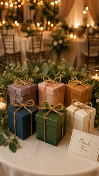 3D Printed Mini Favour Box|Custom Colours Available