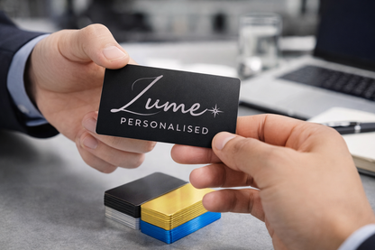 Bulk Personalised Metal Business Cards - Starting from 10 pcs