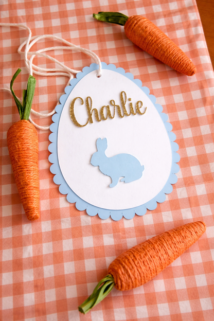 Personalised Easter Bunny Tag