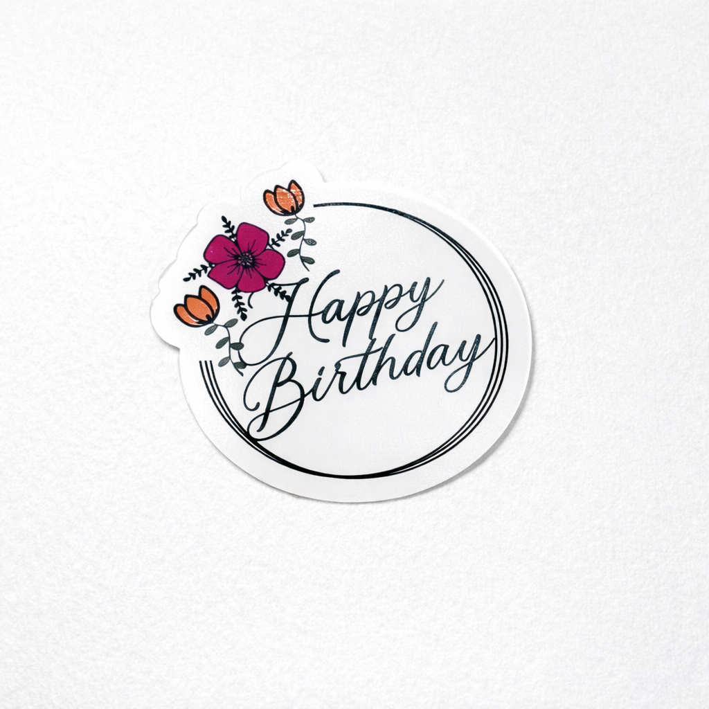 Happy Birthday Sticker