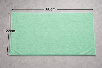 Personalised Microfiber Sports Towel - Mint Green