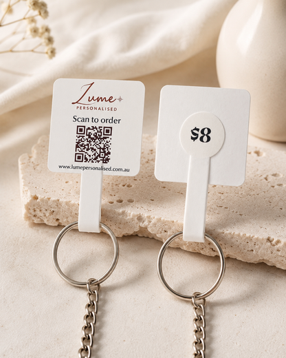 Custom Keychain Display - 50 Tags