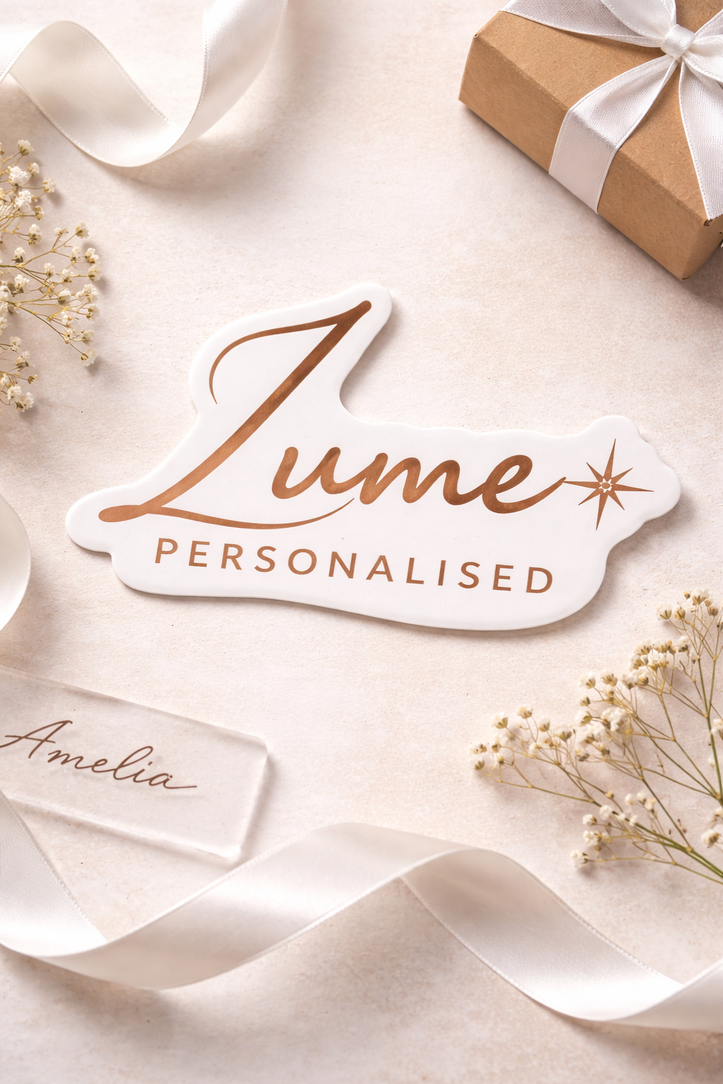 Premium Laminated Vinyl Custom Business Logo Sticker