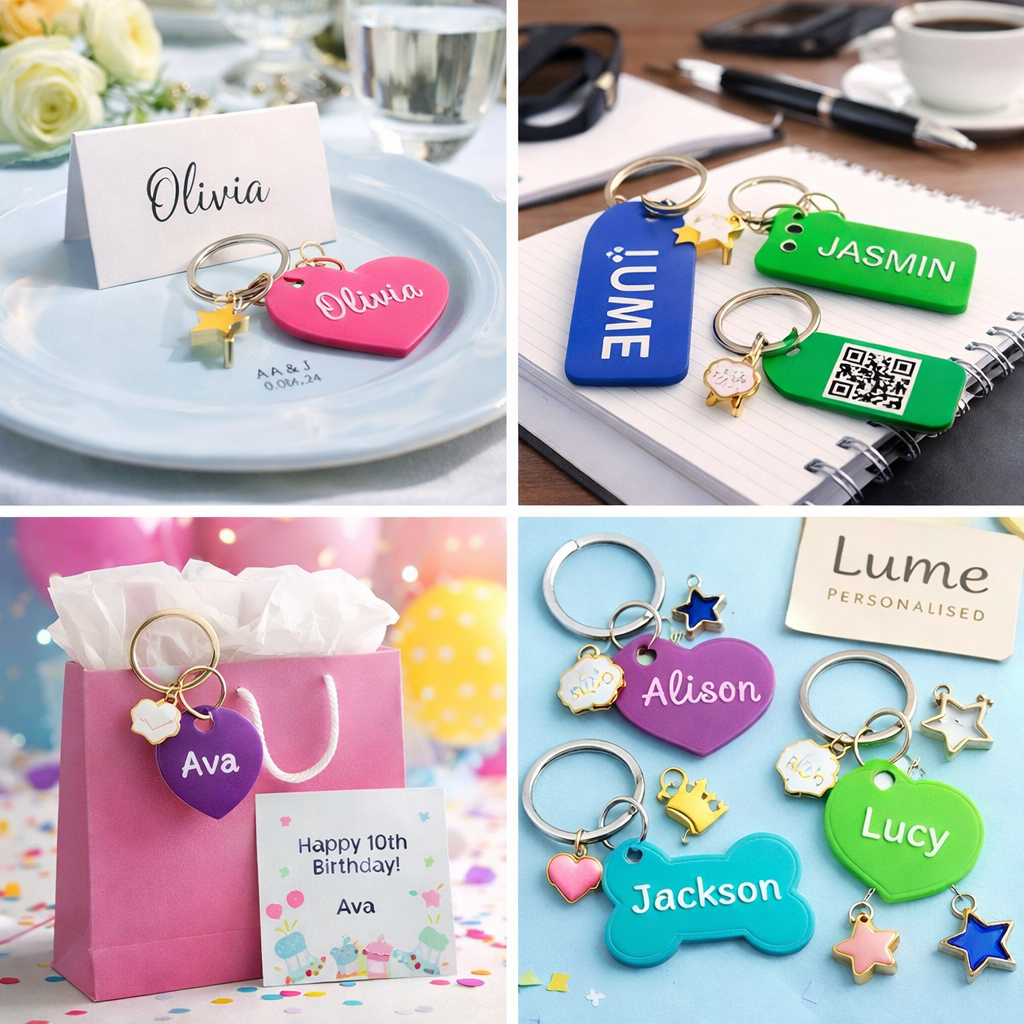 Bulk Personalised Keychain Favours