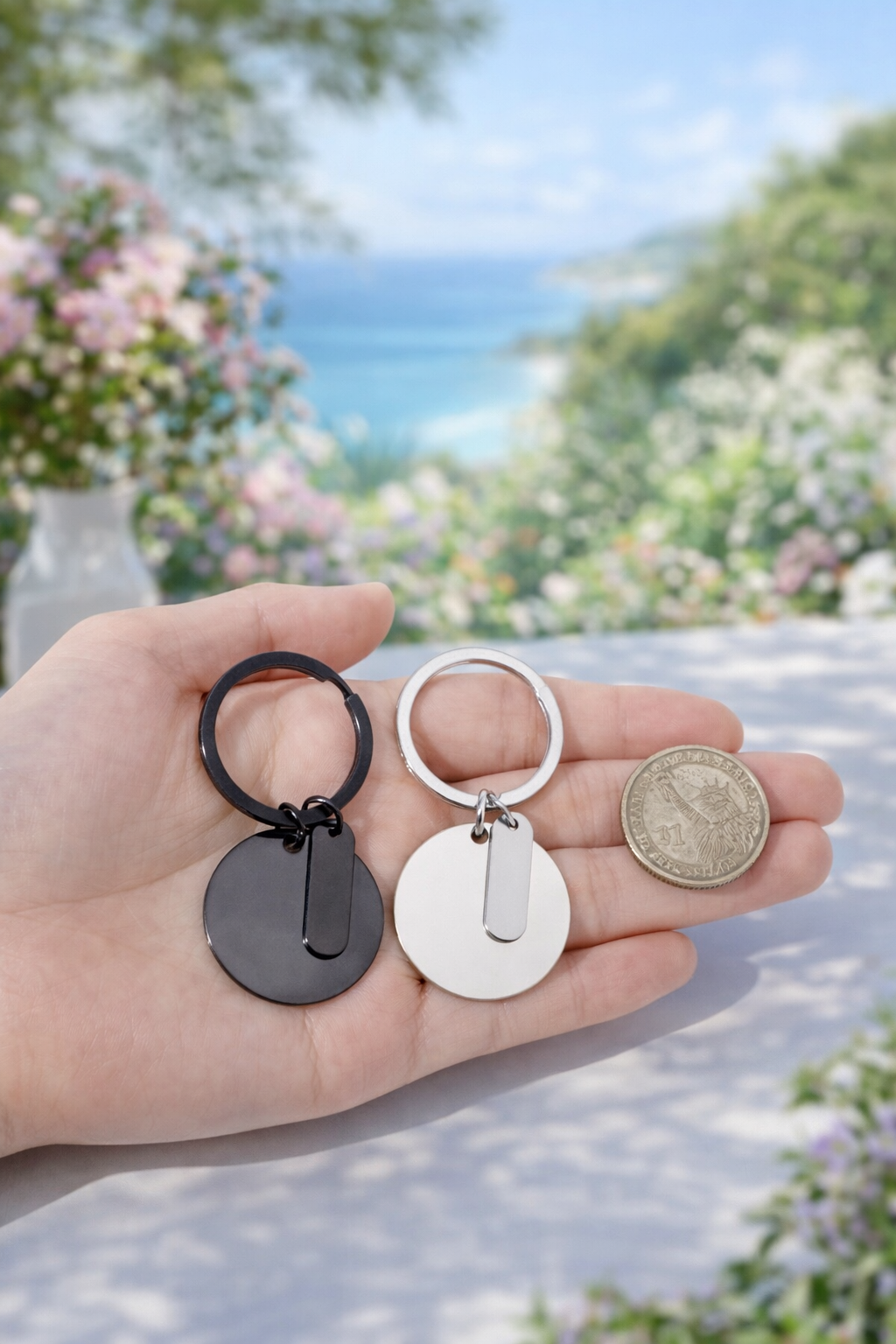 Bulk Personalised Stainless Steel Keychains - Starting from 10 pcs