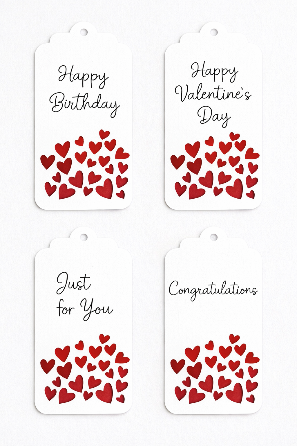 Single Rose - Red/Black