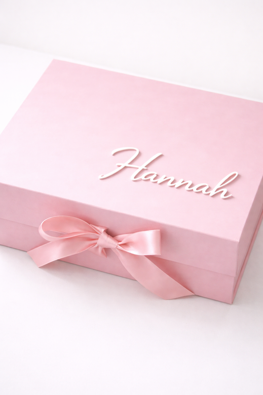 Personalised Medium-size Gift Box - Light pink