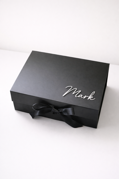 Personalised Medium-size Gift Box - Black