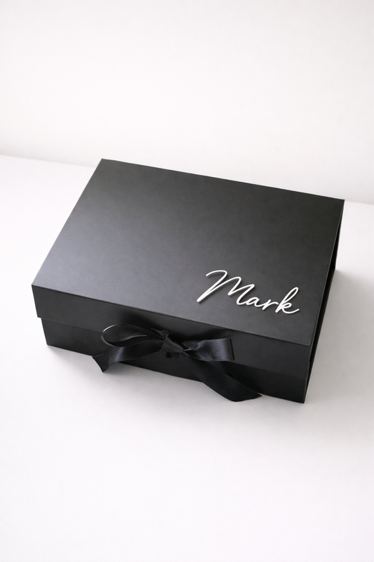 Personalised Medium-size Gift Box - Black