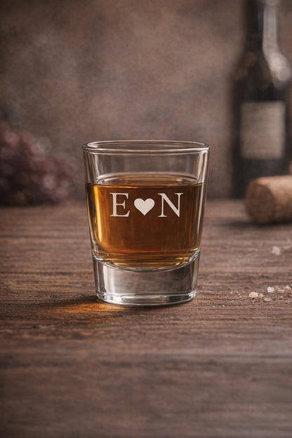 Personalised Laser Shot Glass