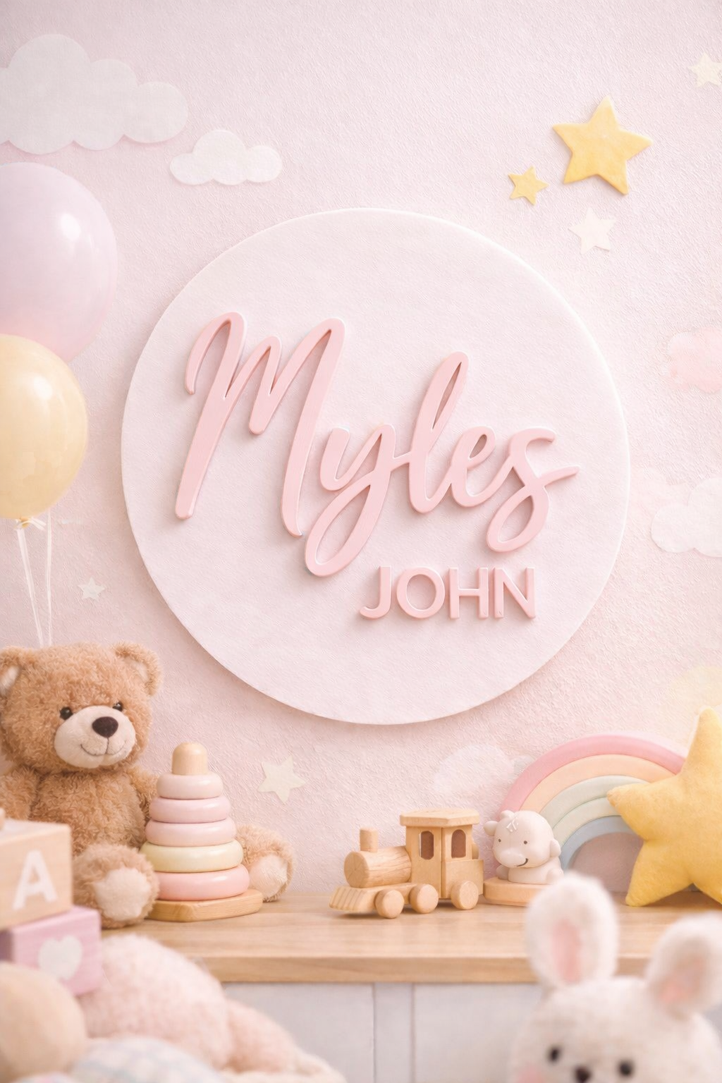 Personalised Acrylic Name Plaque